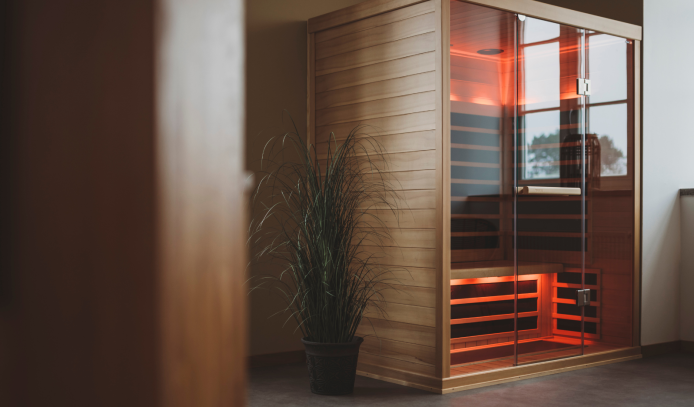 Infra pirties kabinos