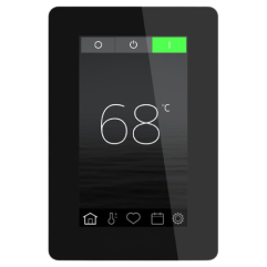 Garinės pirties valdymo pultai