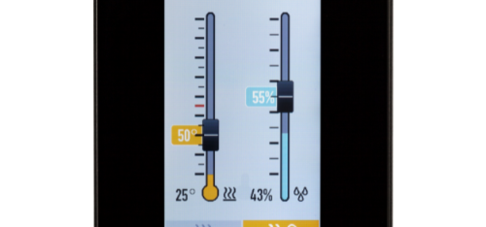 Krosnelių su garu valdymo pultai