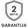 2 metų garantija