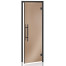 Garinės pirties durys AD AU LUX BLACK 7 x 210<br>Bronza