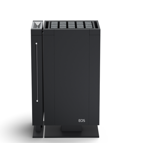 Elektrinė pirties krosnelė EOS MYTHOS S35 ANTHRACITE 7,5 kW<br>Vapor 2,0 kW iš kairės