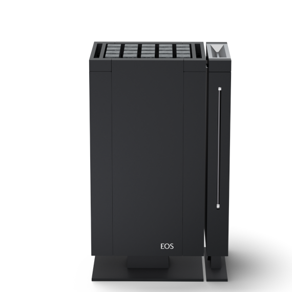 Elektrinė pirties krosnelė EOS MYTHOS S35 ANTHRACITE 7,5 kW<br>Vapor 3,0 kW iš dešinės