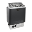 Elektrinė pirties krosnelė Helo Cup Graphite D/STJ 4,5 kW<br>su įmontuotu valdymu