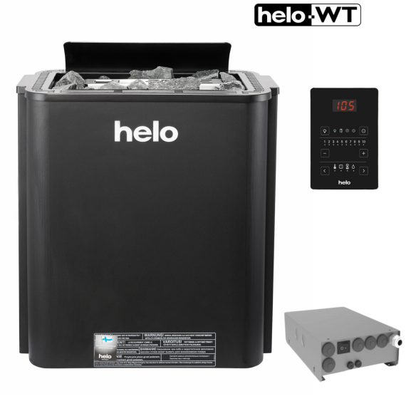 Elektrinė pirties krosnelė HELO HAVANNA BWT D/STS 6,0 kW<br>Helo Pure (su WE 30 kontaktorių bloku)