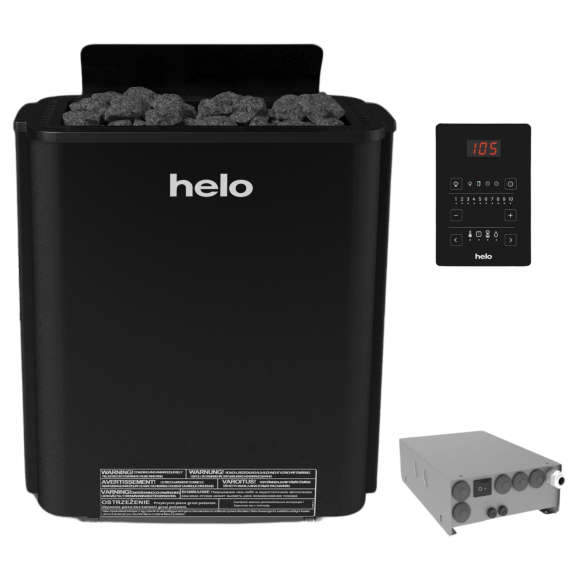 Elektrinė pirties krosnelė HELO HAVANNA D/STS 4,5 kW<br>Helo Pure (su WE 30 kontaktorių bloku)