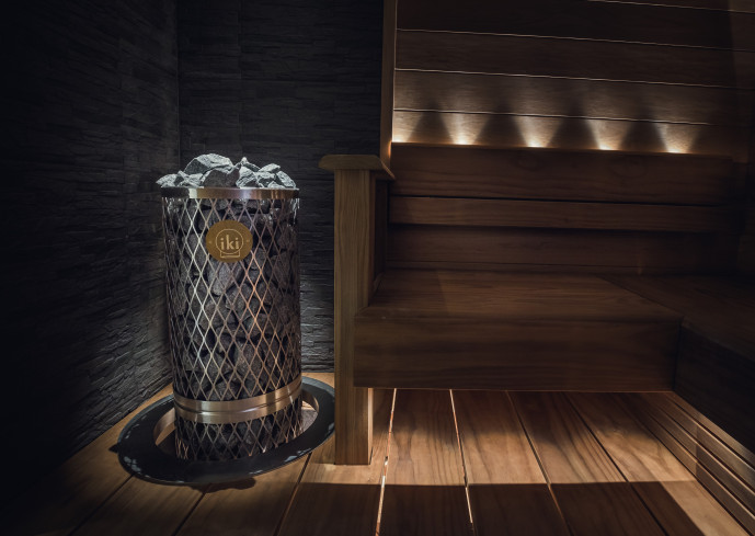 Elektrinė pirties krosnelė IKI PILLAR 4,5 kW<br>be valdymo pulto
