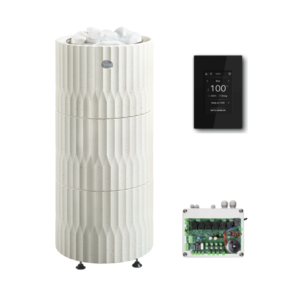 Elektrinė pirties krosnelė TULIKIVI RIITE 10,5 kW<br>Tulikivi Local (su SS1630 kontaktorių bloku)