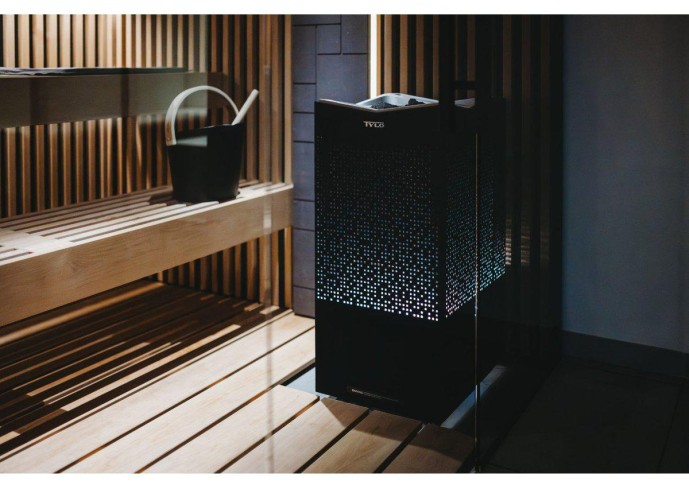 Elektrinė pirties krosnelė TYLO CROWN COMBI GREY 6,6 kW<br>Tylo Elite Cloud