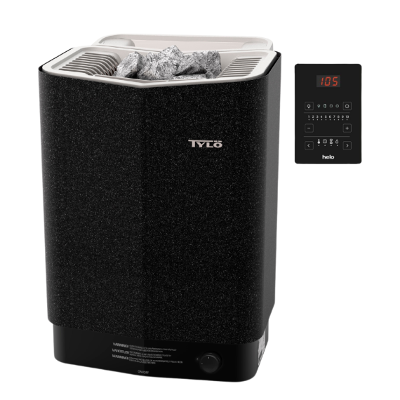 Elektrinė pirties krosnelė TYLO SENSE COMBI BLACK 6,6 kW<br>Tylo Pure