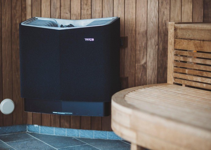 Elektrinė pirties krosnelė TYLO SENSE COMMERCIAL 10, 16 & 20 BLACK 10,7 kW<br>be valdymo pulto