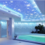 Cariitti Starry Sky Crystal Blue Twinkle Set, chromas, 100 + 18 šviesolaidžių, mėlyno mirgėjimo efektas, Pirties apšvietimas - Kokybiška įranga ir ekspertų pagalba pirties statybai