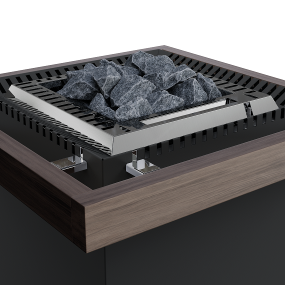 Elektrinė pirties krosnelė EOS Bi-O SELECTION ANTHRACITE 7,5 kW<br>be valdymo pulto