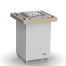 Elektrinė pirties krosnelė EOS BI-O SELECTION MATT WHITE 7,5 kW<br>be valdymo pulto