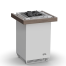 Elektrinė pirties krosnelė EOS BI-O SELECTION MATT WHITE 7,5 kW<br>be valdymo pulto