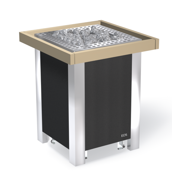 Elektrinė pirties krosnelė EOS BLACKROCK ANTHRACITE 12,0 kW<br>be valdymo pulto