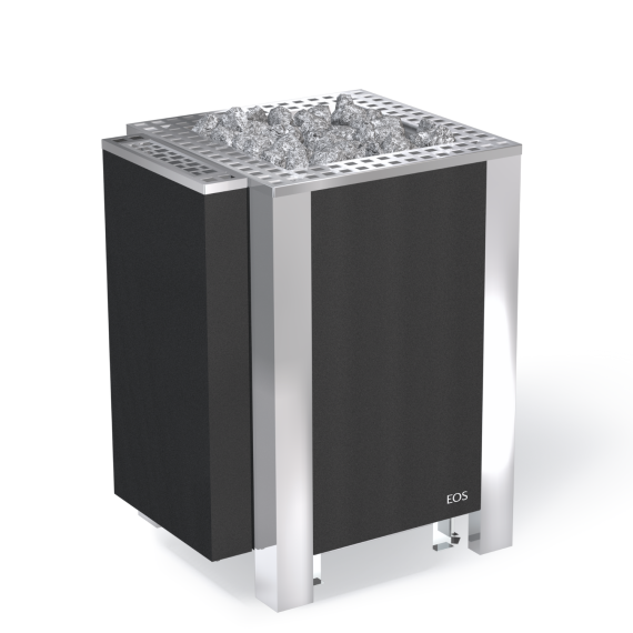 Elektrinė pirties krosnelė EOS BLACKROCK ANTHRACITE 12,0 kW<br>be valdymo pulto