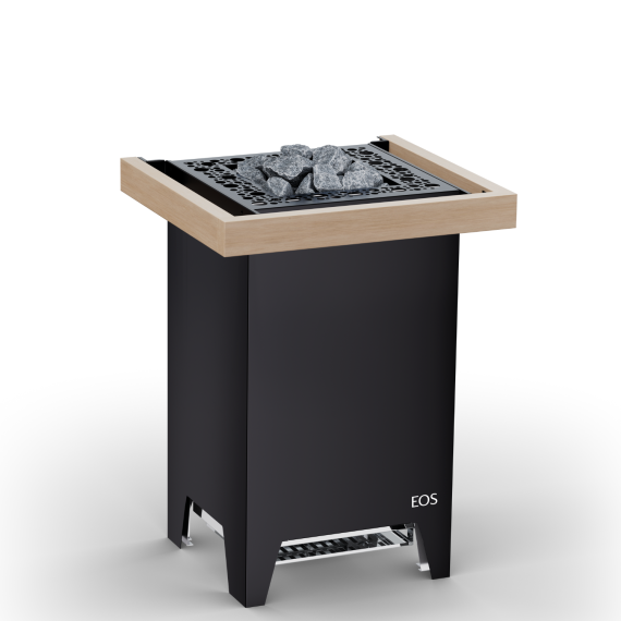 Elektrinė pirties krosnelė EOS CUBO 2 BLACK 7,5 kW<br>Styling 1