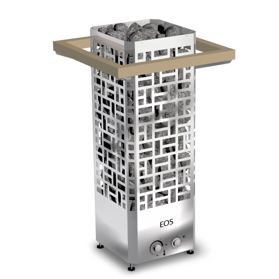 Elektrinė pirties krosnelė EOS EDGE CONTROL 7,5 kW<br>su įmontuotu valdymu