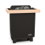 Elektrinė pirties krosnelė EOS GRACIL BLACK 4,5 kW<br>be valdymo pulto