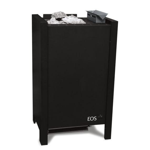 Elektrinė pirties krosnelė EOS HERKULES S25 VAPOR BLACK 7,5 kW<br>be valdymo pulto