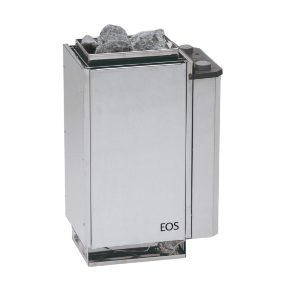 Elektrinė pirties krosnelė EOS M3 STAINLESS STEEL 3,0 kW<br>su įmontuotu valdymu
