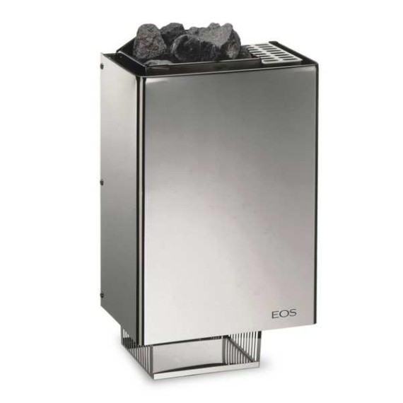 Elektrinė pirties krosnelė EOS MINI W STAINLESS STEEL 3,0 kW su Compact DP valdymu, EOS elektrinės pirties krosnelės