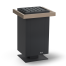 Elektrinė pirties krosnelė EOS MYTHOS S35 ANTHRACITE 7,5 kW<br>Be garintuvo
