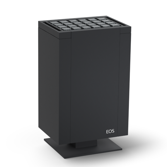 Elektrinė pirties krosnelė EOS MYTHOS S45 ANTHRACITE 12,0 kW<br>Be garintuvo