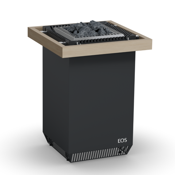 Elektrinė pirties krosnelė EOS SELECTION ANTHRACITE 7,5 kW<br>be valdymo pulto