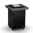 Elektrinė pirties krosnelė EOS SELECTION MATT BLACK 7,5 kW<br>be valdymo pulto