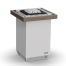 Elektrinė pirties krosnelė EOS SELECTION MATT WHITE 7,5 kW<br>be valdymo pulto