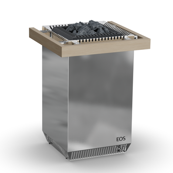 Elektrinė pirties krosnelė EOS SELECTION STAINLESS STEEL 7,5 kW<br>be valdymo pulto