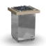 Elektrinė pirties krosnelė EOS SELECTION STAINLESS STEEL 7,5 kW<br>be valdymo pulto