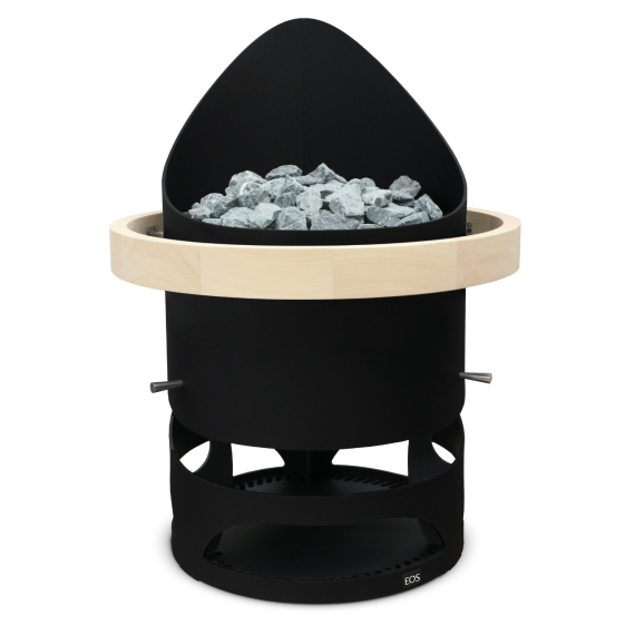 Elektrinė pirties krosnelė EOS ZEUS HD BLACK 20,0 kW<br>be valdymo pulto
