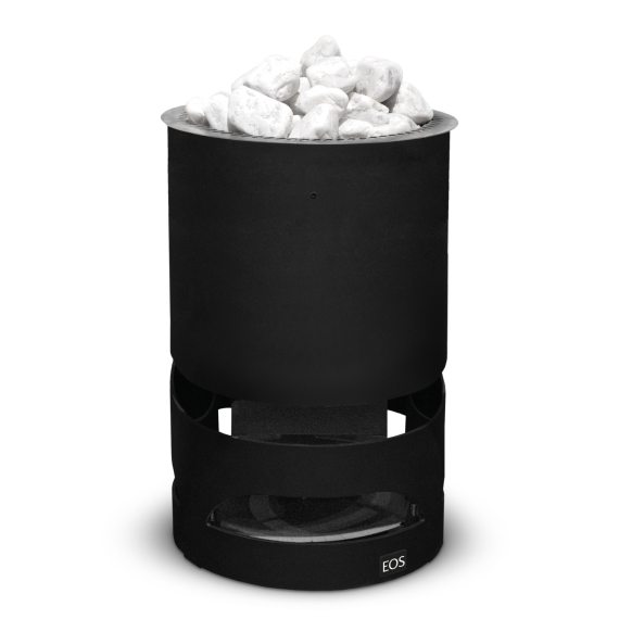 Elektrinė pirties krosnelė EOS ZEUS SL BLACK 6,0 kW<br>be valdymo pulto