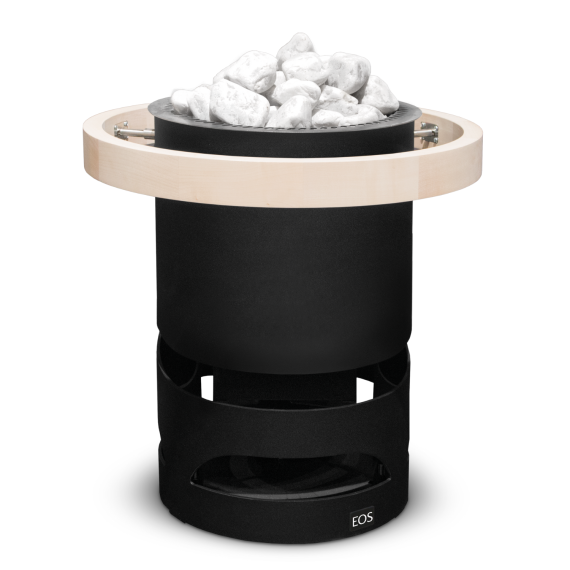 Elektrinė pirties krosnelė EOS ZEUS SL BLACK 6,0 kW<br>be valdymo pulto