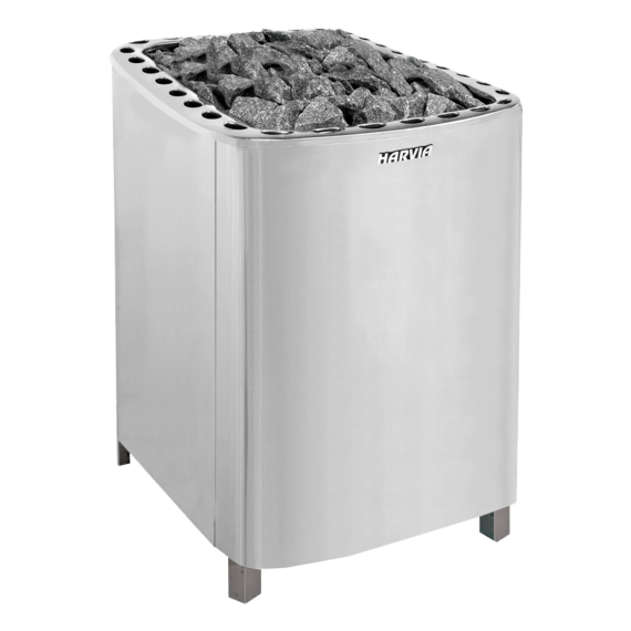 Elektrinė pirties krosnelė HARVIA CLUB PRO STEEL 26,0 kW su Xenio Wifi valdymu, Pirties krosnelės be garo generatoriaus