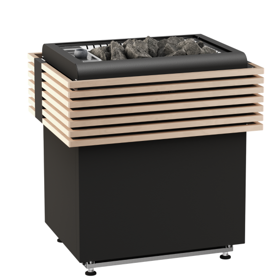 Elektrinė pirties krosnelė HARVIA CONCEPT R COMBI 13,2 kW CR135S be valdymo, Pirties krosnelės su garo generatoriumi - Aukštos kokybės sprendimai ilgaamžei pirčiai