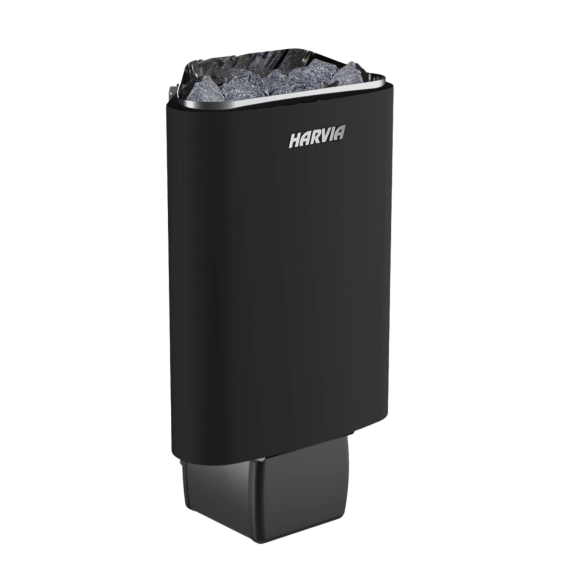Elektrinė pirties krosnelė HARVIA DELTA BLACK 2,3 kW su Xenio Wifi valdymu, Pirties krosnelės be garo generatoriaus