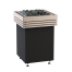 Elektrinė pirties krosnelė HARVIA QUBE BLACK 12,0 kW su Fenix valdymu, Pirties krosnelės be garo generatoriaus - Patikimi pirties įrengimo sprendimai nuo A iki Z