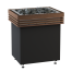 Elektrinė pirties krosnelė HARVIA QUBE BLACK 12,0 kW su Fenix valdymu, Pirties krosnelės be garo generatoriaus - Viskas, ko reikia moderniai ir funkcionaliai pirčiai