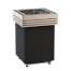 Elektrinė pirties krosnelė HARVIA QUBE COMBI BLACK 13,2 kW QU135S be valdymo, Pirties krosnelės su garo generatoriumi - Profesionalūs pirties įrengimo sprendimai jūsų namams
