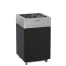 Elektrinė pirties krosnelė HARVIA QUBE COMBI BLACK 16,0 kW su Xenio Combi valdymu, Pirties krosnelės su garo generatoriumi - Profesionalūs pirties įrengimo sprendimai jūsų namams