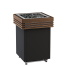 Elektrinė pirties krosnelė HARVIA QUBE COMBI BLACK 16,0 kW su Xenio Combi valdymu, Pirties krosnelės su garo generatoriumi - Patikimi pirties įrengimo sprendimai nuo A iki Z