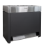 Elektrinė pirties krosnelė HARVIA QUBE PRO BLACK 30,0 - 36,0 kW su Xenio Wifi valdymu, Pirties krosnelės be garo generatoriaus - Profesionalūs pirties įrengimo sprendimai jūsų namams