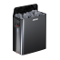 Elektrinė pirties krosnelė HARVIA THE WALL BLACK STEEL 4,5 kW su Xenio Wifi valdymu, Pirties krosnelės be garo generatoriaus - Profesionalūs pirties įrengimo sprendimai jūsų namams