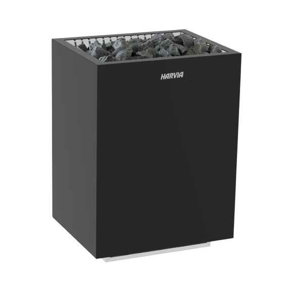 Elektrinė pirties krosnelė HARVIA VIRTA BLACK 9,0 kW su Xenio valdymu, Pirties krosnelės be garo generatoriaus