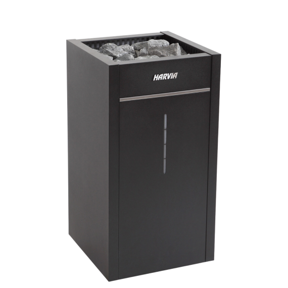 Elektrinė pirties krosnelė HARVIA VIRTA COMBI AUTOMATIC BLACK 11,0 kW su Fenix Combi Wifi valdymu, Pirties krosnelės su garo generatoriumi - Profesionalūs pirties įrengimo sprendimai jūsų namams