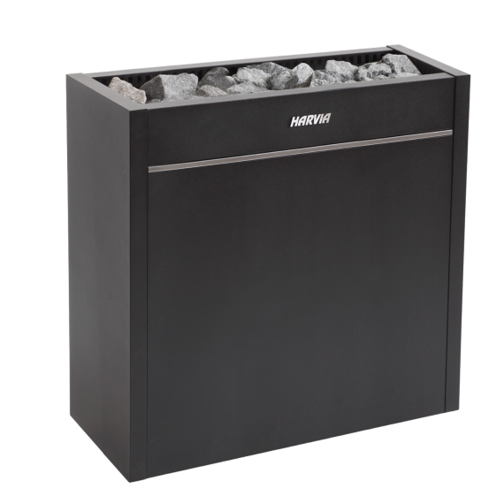 Elektrinė pirties krosnelė HARVIA VIRTA PRO BLACK 21,6 kW su Fenix Wifi valdymu, Pirties krosnelės be garo generatoriaus